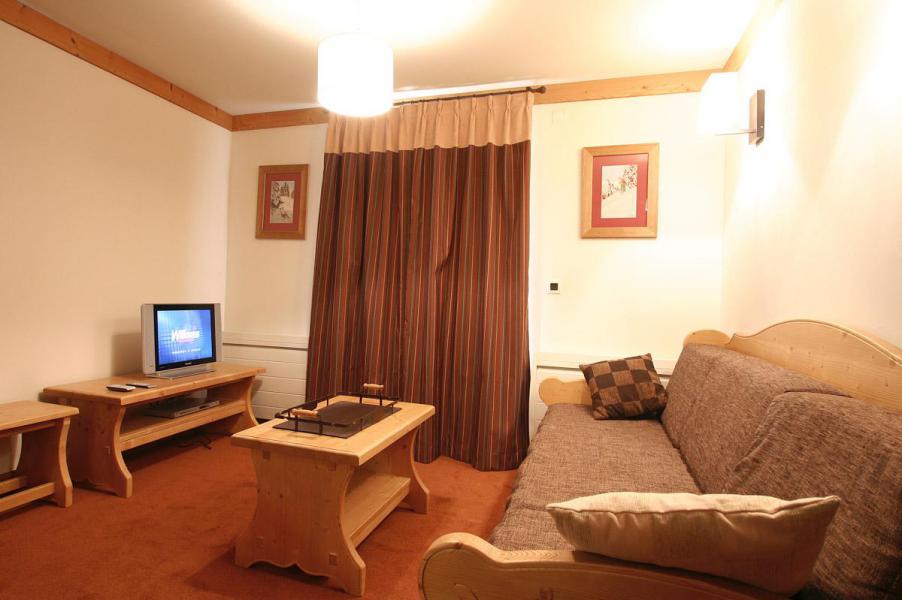 Rent in ski resort 2 room apartment sleeping corner 4 people - Résidence l'Alba - Les 2 Alpes - Living room