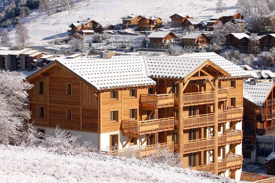Location au ski Résidence l'Alba - Les 2 Alpes - Extérieur hiver