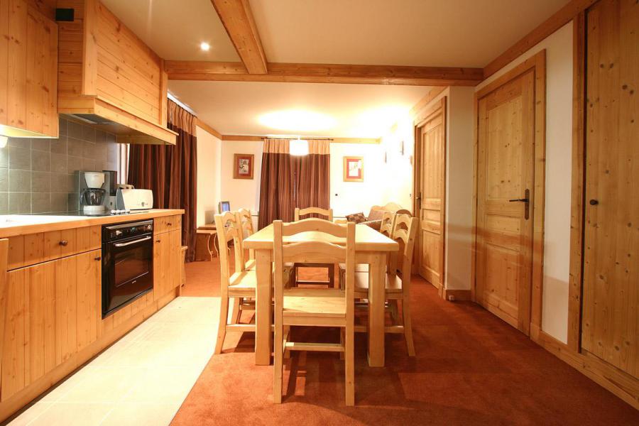 Alquiler al esquí Apartamento cabina 2 piezas para 4 personas - Résidence l'Alba - Les 2 Alpes - Comedor