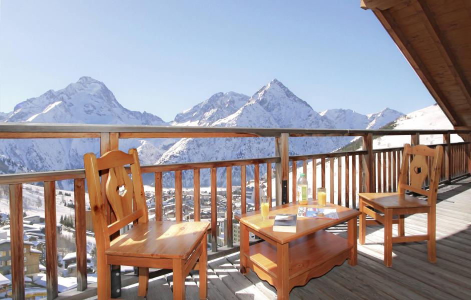 Vacances en montagne Résidence l'Ours Blanc - Les 2 Alpes - Extérieur hiver
