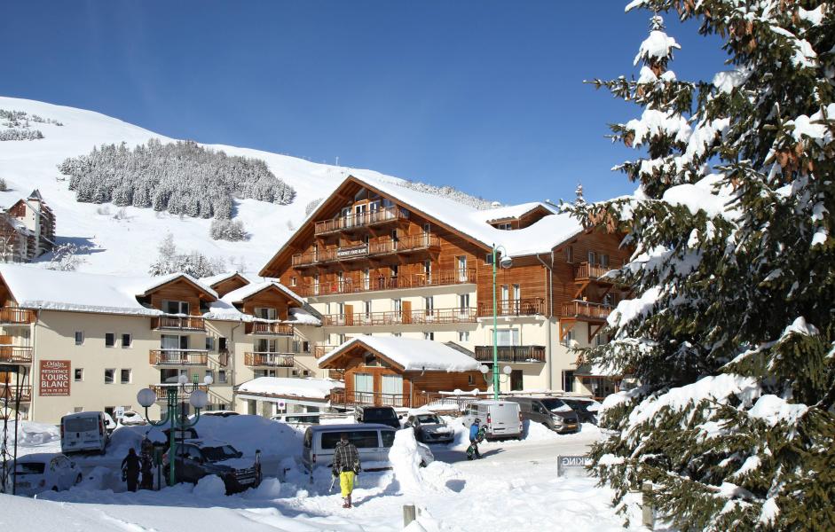 Location au ski Résidence l'Ours Blanc - Les 2 Alpes - Extérieur hiver
