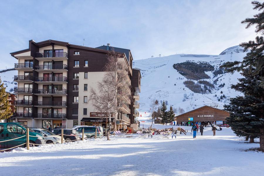 Ski verhuur Résidence Lauvitel - Les 2 Alpes - Buiten winter