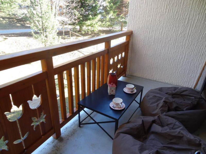 Ski verhuur Appartement 3 kamers 6 personen (CAB61) - Résidence le Cabourg B & C - Les 2 Alpes - Balkon