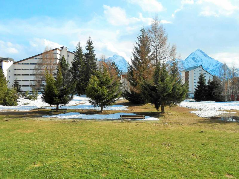 Alquiler al esquí Estudio -espacio montaña- para 4 personas (CB4G1) - Résidence le Côte Brune IV - Les 2 Alpes - Balcón