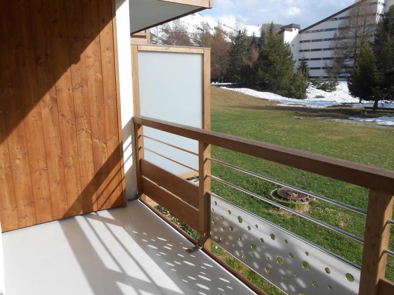 Skiverleih Studio Schlafnische 4 Personen (CB4G1) - Résidence le Côte Brune IV - Les 2 Alpes - Balkon