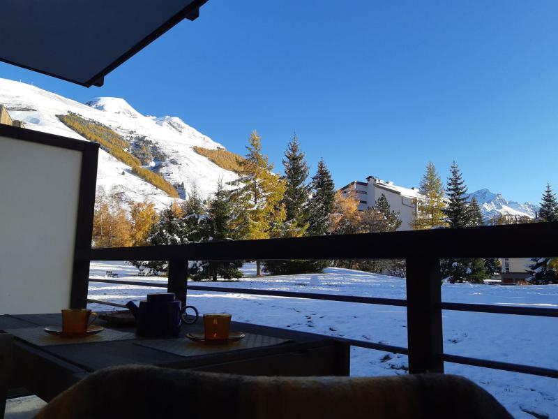 Vacances en montagne Studio coin montagne 4 personnes (CB5J1) - Résidence le Côte Brune V - Les 2 Alpes - Extérieur hiver