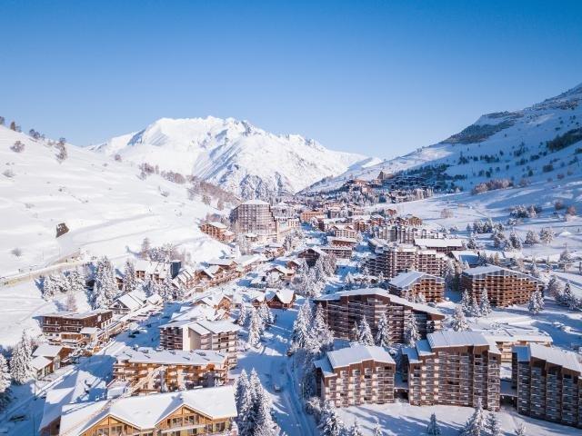 Skiverleih Studio Schlafnische 6 Personen (1136) - Résidence le Diamant 1 - Les 2 Alpes - Draußen im Winter