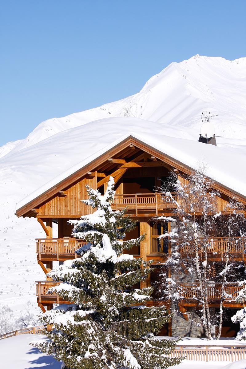 Vacances en montagne Résidence le Goléon - Les 2 Alpes - Extérieur hiver