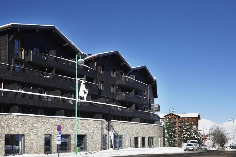 Location au ski Résidence Le Hameau - Les 2 Alpes - Extérieur hiver