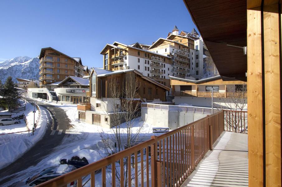 Аренда на лыжном курорте Апартаменты 5 комнат кабин 12 чел. (34-35) - Résidence le Provencal - Les 2 Alpes - зимой под открытым небом
