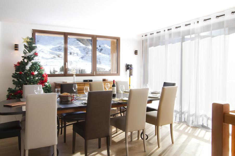 Ski verhuur Appartement 5 kabine kamers 12 personen (34-35) - Résidence le Provencal - Les 2 Alpes - Woonkamer