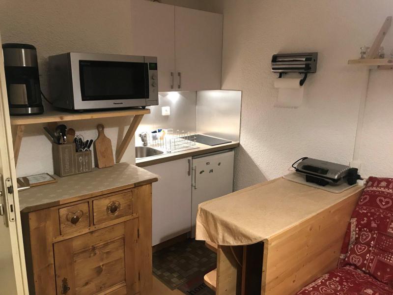 Alquiler al esquí Estudio para 2 personas (ROC206) - Résidence le Roche Mantel - Les 2 Alpes - Kitchenette