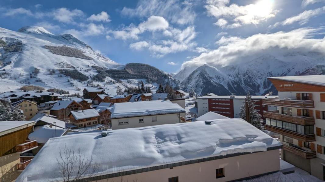 Vacances en montagne Appartement 2 pièces coin montagne 4 personnes (496) - Résidence le Sud - Les 2 Alpes - Extérieur hiver