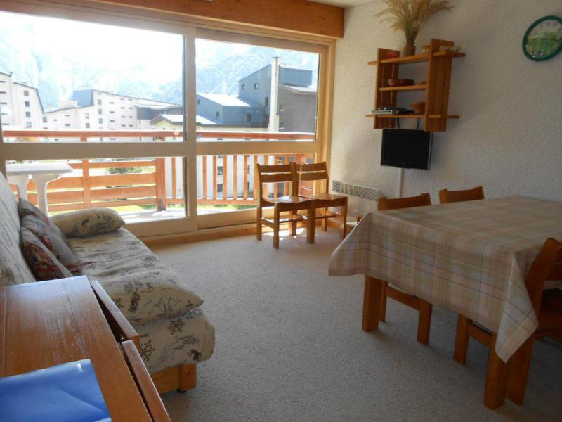Rent in ski resort 2 room apartment sleeping corner 6 people (VIK45) - Résidence le Viking - Les 2 Alpes - Living room