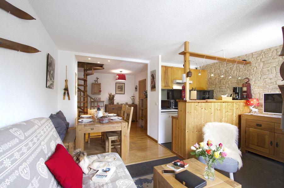 Rent in ski resort 1 room 2 cabins apartment 4 people (ARG2) - Résidence les Arias - Les 2 Alpes - Living room