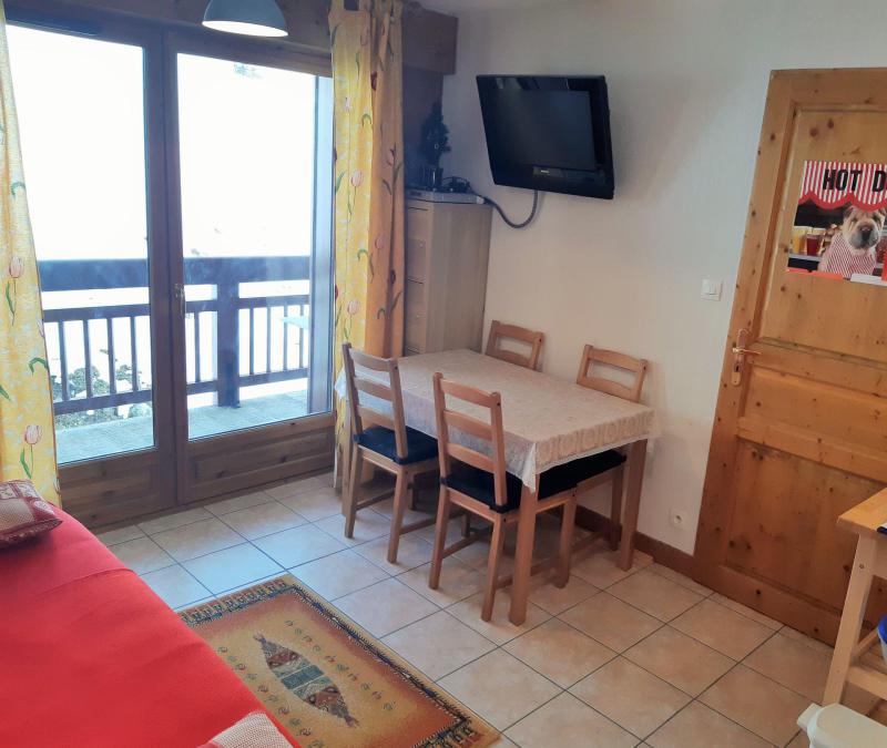 Ski verhuur Appartement 2 kamers 4 personen (C224) - Résidence les Balcons des Pistes C - Les 2 Alpes - Woonkamer