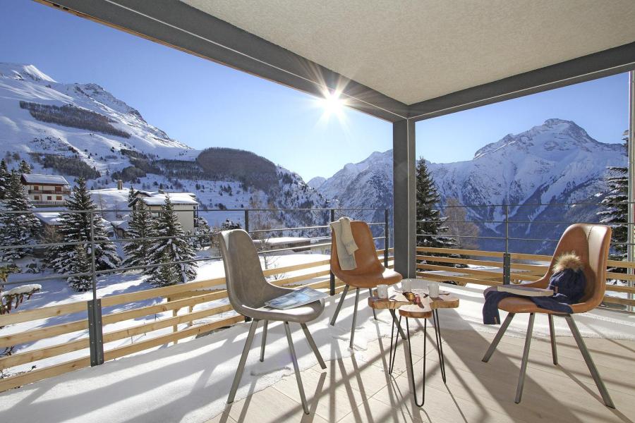 Rent in ski resort 3 room apartment cabin 5 people (2.2) - Résidence Mariande - Les 2 Alpes - Terrace