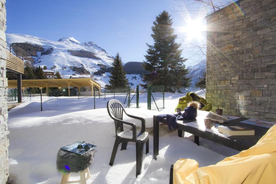 Skiverleih 3-Zimmer-Appartment für 6 Personen (0.4) - Résidence Mariande - Les 2 Alpes - Terrasse