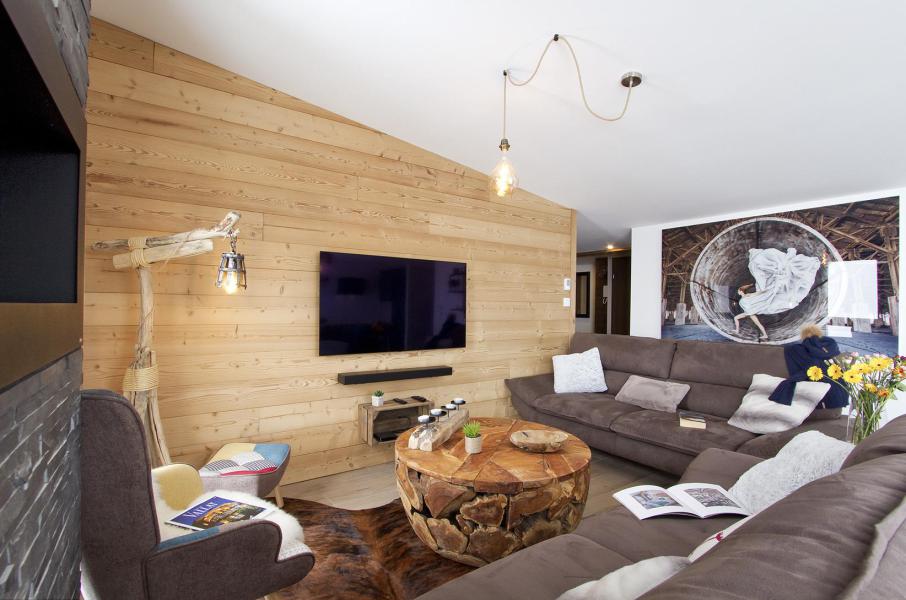 Rent in ski resort 4 room apartment 9 people (4.2) - Résidence Mariande - Les 2 Alpes - Living room