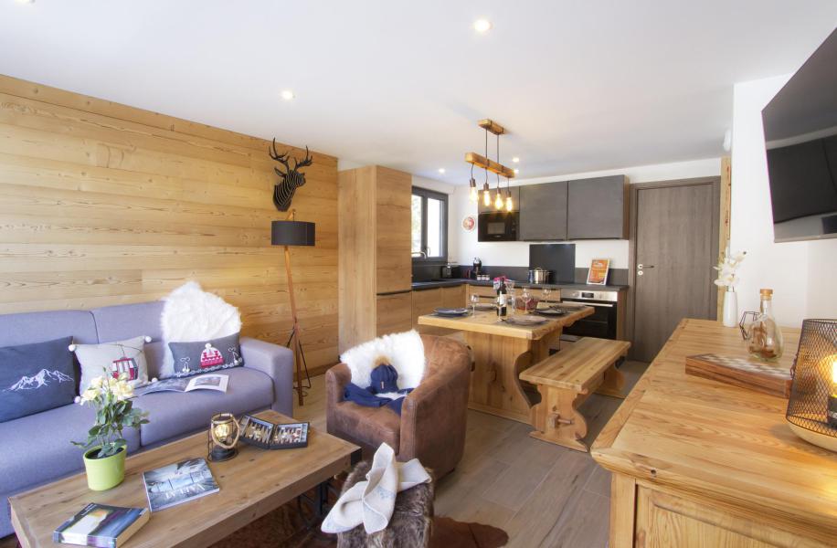 Ski verhuur Appartement 3 kamers 6 personen (3.1) - Résidence Mariande - Les 2 Alpes - Woonkamer