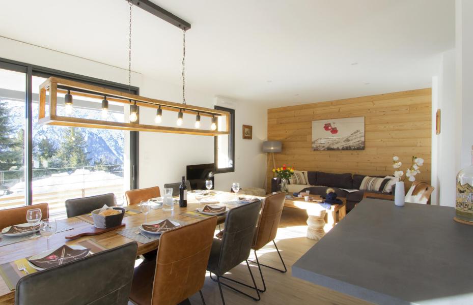 Ski verhuur Appartement 4 kamers 8 personen (1.2) - Résidence Mariande - Les 2 Alpes - Woonkamer