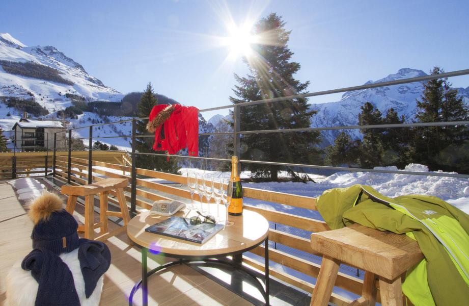 Ski verhuur Appartement 4 kamers 8 personen (1.4) - Résidence Mariande - Les 2 Alpes - Terras