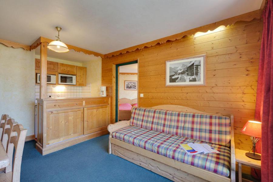 Rent in ski resort 2 room apartment cabin 4-6 people - Résidence Meijotel - Les 2 Alpes - Pull-out sofa