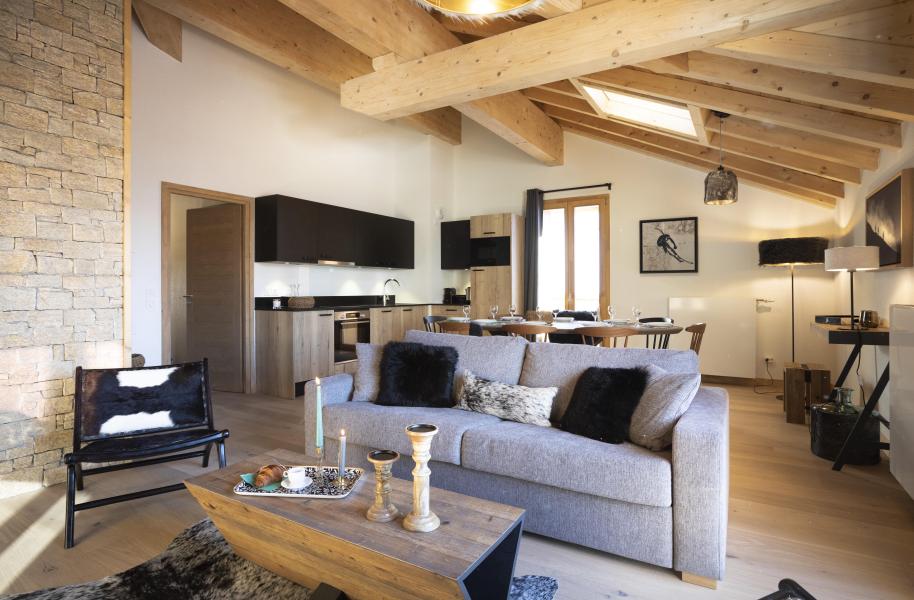 Rent in ski resort 4 room apartment cabin 10 people - Résidence Neige et Soleil - Les 2 Alpes - Living room
