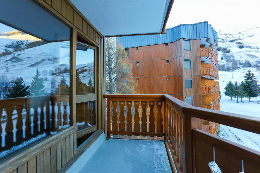 Аренда на лыжном курорте Квартира студия для 2 чел. - Résidence Plein Sud - Les 2 Alpes - Балкон