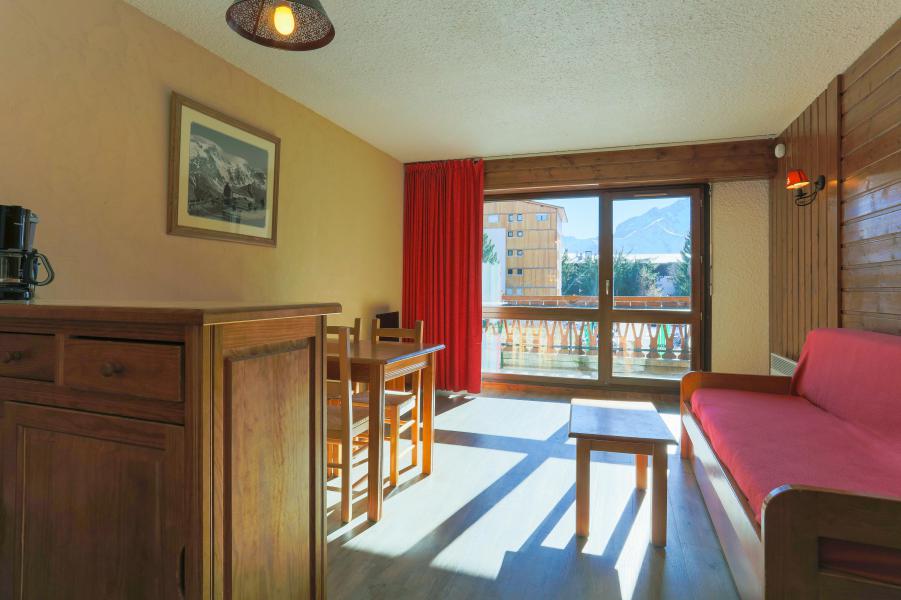 Аренда на лыжном курорте Квартира студия со спальней для 4 чел. - Résidence Saint Christophe - Les 2 Alpes - Сиденье банкетка