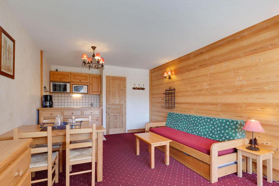 Rent in ski resort Studio sleeping corner 4 people - Résidence Saint Christophe - Les 2 Alpes - Living room