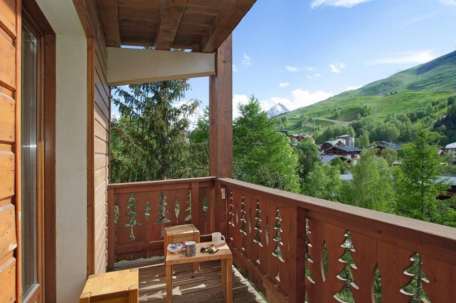 Wynajem na narty Apartament 3 pokojowy 4 osób (101) - Résidence Sorbier - Les 2 Alpes - Taras