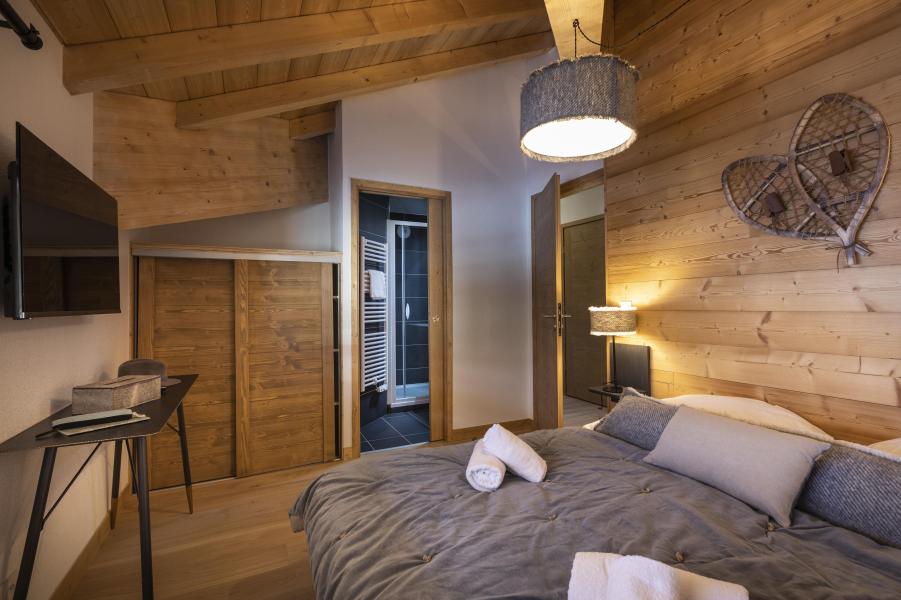 Skiverleih 4-Zimmer-Holzhütte für 10 Personen - Résidence Terresens Neige et Soleil - Les 2 Alpes - Schlafzimmer