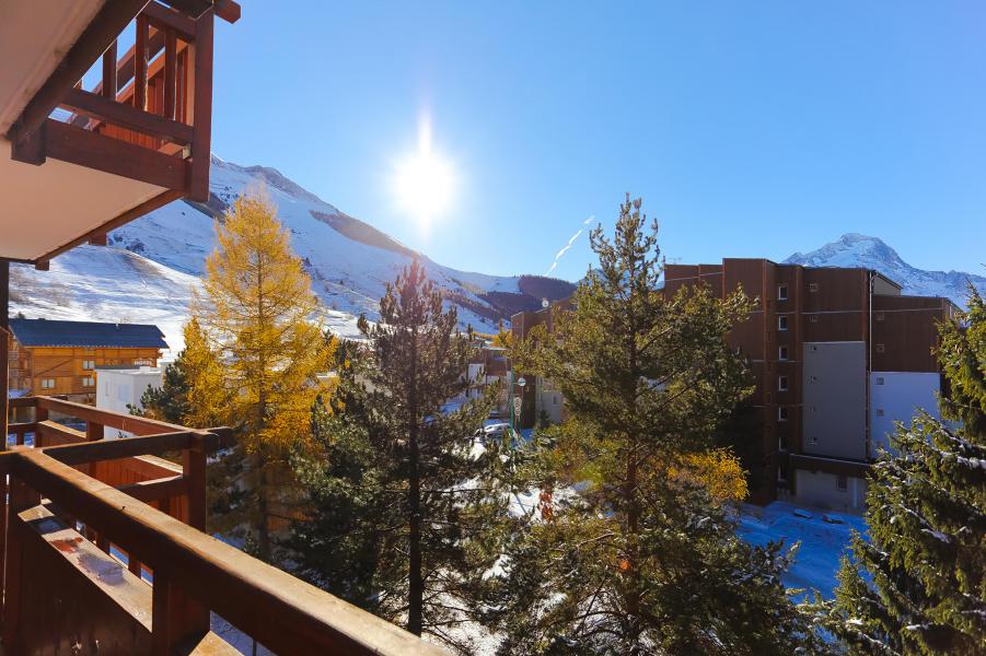 Ski verhuur Studio bergnis 4 personen - Résidence Tyrol - Les 2 Alpes - Balkon