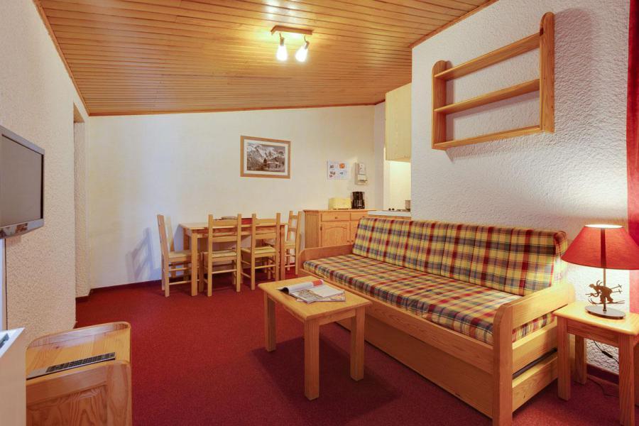 Rent in ski resort Studio sleeping corner 3 people - Résidence Vallée Blanche - Les 2 Alpes - Living room