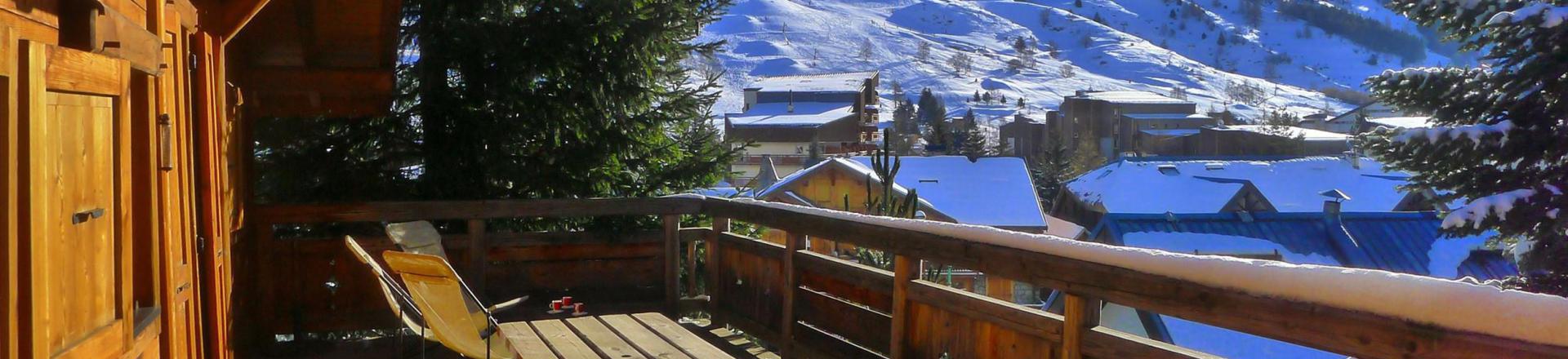 Skiverleih Chalet les Alpages - Les 2 Alpes - Draußen im Winter