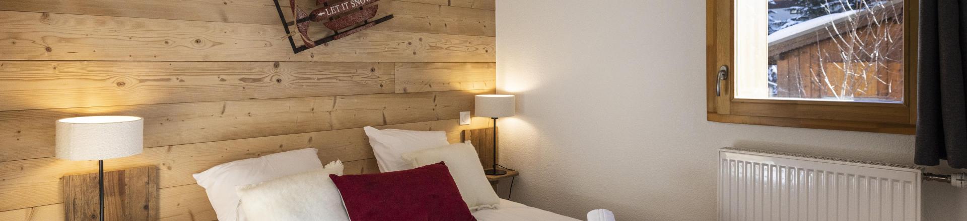 Skiverleih 3-Zimmer-Holzhütte für 8 Personen - Résidence Neige et Soleil - Les 2 Alpes - Schlafzimmer
