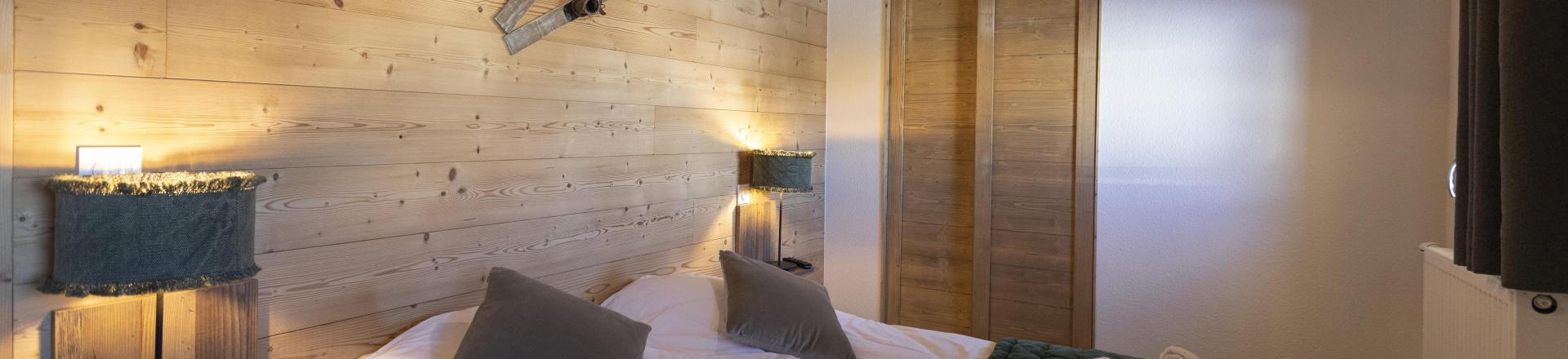 Skiverleih 4-Zimmer-Holzhütte für 10 Personen - Résidence Neige et Soleil - Les 2 Alpes - Schlafzimmer