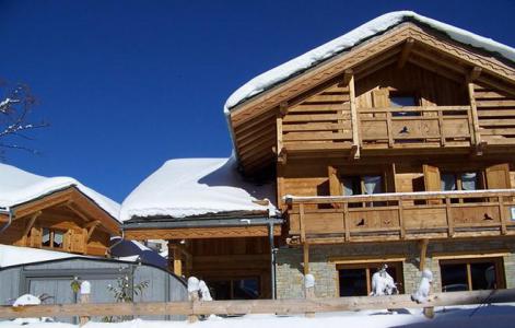 Vacances en montagne Chalet Le Loup Lodge - Les 2 Alpes - Extérieur hiver