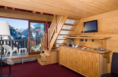 Ski verhuur Hôtel Ibiza - Les 2 Alpes - Woonkamer