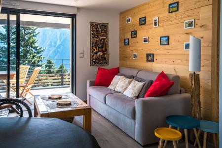 Ski verhuur Appartement 3 kabine kamers 6 personen (3.4) - La Mariande - Les 2 Alpes - Woonkamer