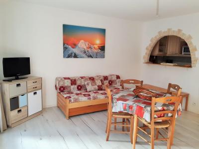 Rent in ski resort Studio sleeping corner 4 people (204) - La Résidence le Prapelier - Les 2 Alpes - Living room