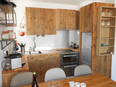 Rent in ski resort 3 room apartment 6 people - La Résidence le Rochail - Les 2 Alpes - Kitchenette