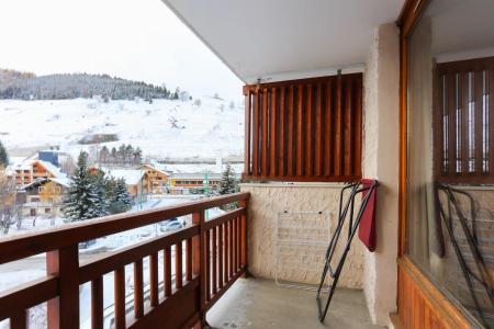 Rent in ski resort Studio sleeping corner 4 people (305) - Meijotel - Les 2 Alpes - Balcony