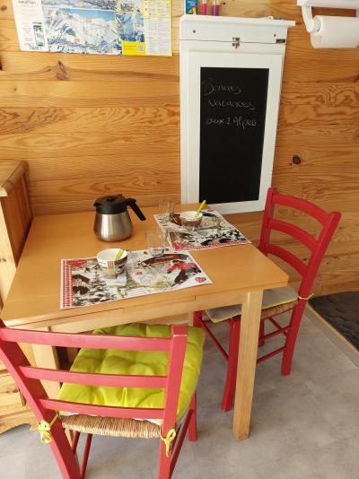 Ski verhuur Studio 2 personen (34) - Résidence Champagne - Les 2 Alpes - Woonkamer