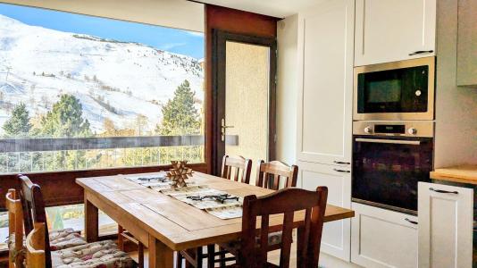 Ski verhuur Appartement 3 kamers bergnis 8 personen (1115) - Résidence Jandri - Les 2 Alpes - Eethoek