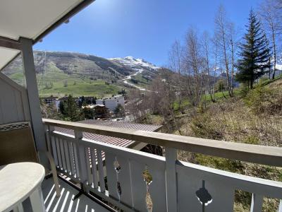 Location au ski Studio coin montagne 4 personnes (901) - Résidence Kandahar - Les 2 Alpes - Balcon
