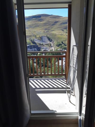 Rent in ski resort Studio 3 people (E3) - Résidence la Meije 15 - Les 2 Alpes - Balcony