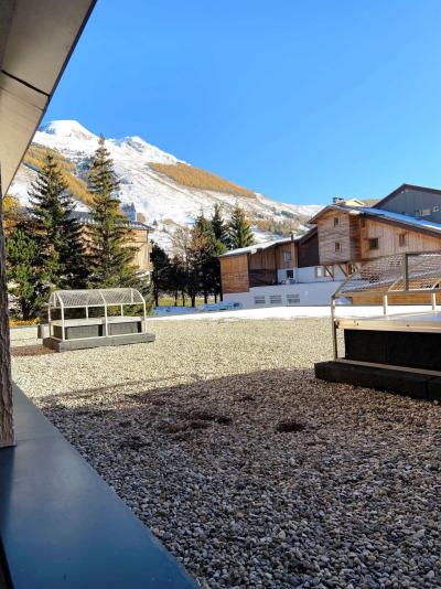 Rent in ski resort 2 room apartment sleeping corner 6 people (CAB52) - Résidence le Cabourg B & C - Les 2 Alpes - Terrace