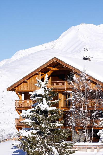 Аренда на лыжном курорте Résidence le Goléon - Les 2 Alpes - зимой под открытым небом